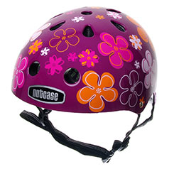 Nutcase Helm Purple Flower